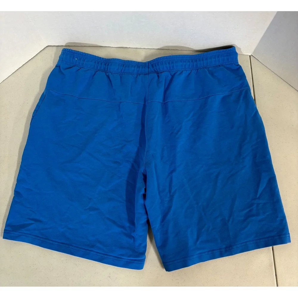 Reebok Mens Blue Athletic Training Shorts Zipper‎ Pockets 3XL REM213SH36